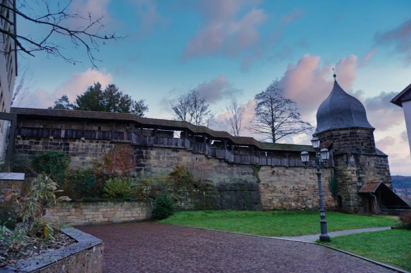 Hexenturm mit Stadtmauer, Kronach