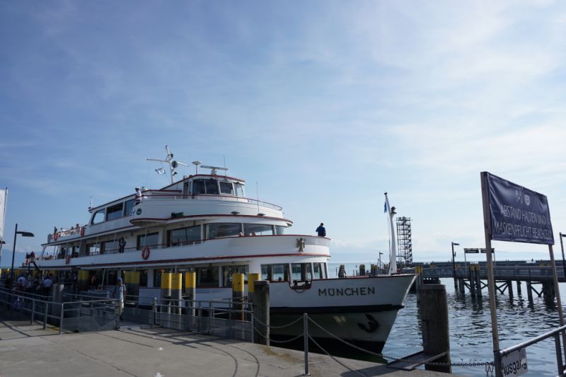 MS München (Schiff), Friedrichshafen